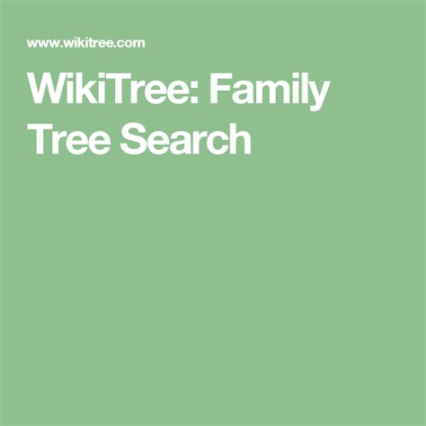 wikitree free search|wikitree free search by name.